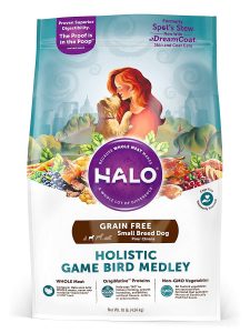 Halo Holistic Game Bird Medley Grain-Free Small Breed Dry Dog Food